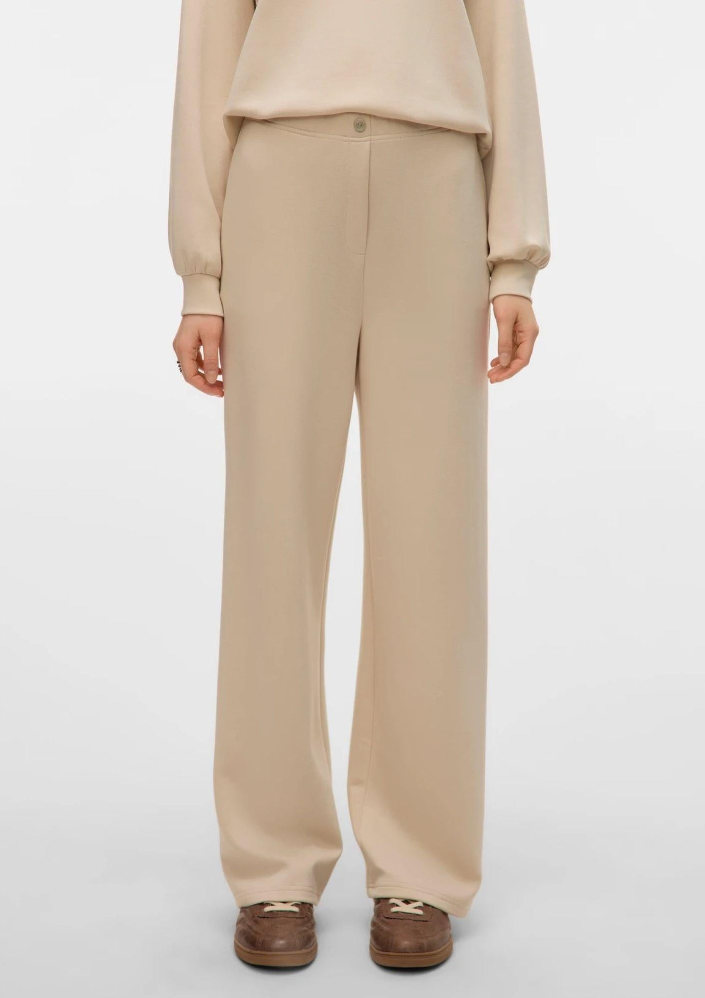 Vero Moda Pantalone Donna Hali Beige 10331767 Pumice Stone VERO MODA 