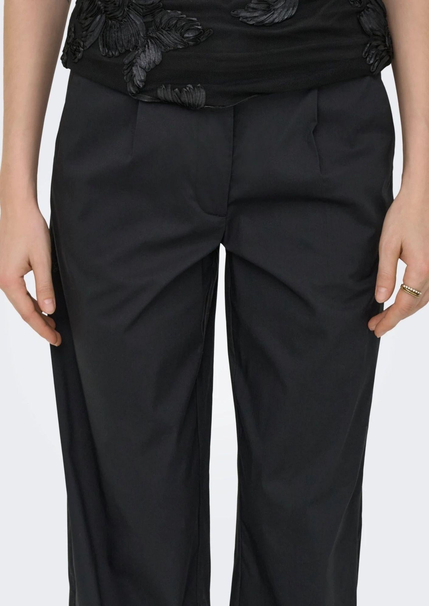 Jacqueline De Yong Pantalone Donna Mio Nero 15363391 Black JACQUELINE DE YONG 