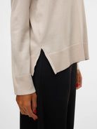 Vero Moda VMSILJE Pullover Donna Grey Moonbeam 10320451 Moonbeam VERO MODA 