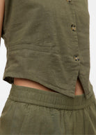 Vero Moda Top Donna Caia Verde 10333795 Deep Lichen Green VERO MODA 