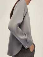 Emme Marella Blusa Donna Albero Grigio Chiaro 2525116022200 008 EMME MARELLA 