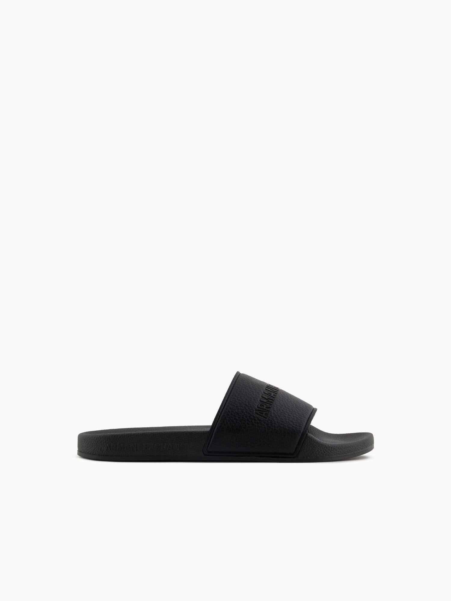 Armani Exchange Ciabatte Uomo Nere slides con logo XM002887 AF22832 UC001 ARMANI EXCHANGE 