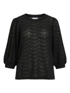 Vila Top Donna Obera Nero 14108556 Black VILA 