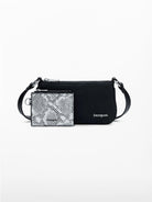 Desigual Portafoglio 2in1 serpente grande Donna Nero 25WAYP22 2000 DESIGUAL 
