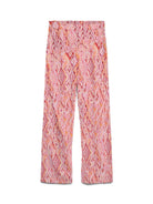 Vero Moda Pantalone Donna Easy Bianco Stampa Dina 10297357 Snow White Dina VERO MODA 
