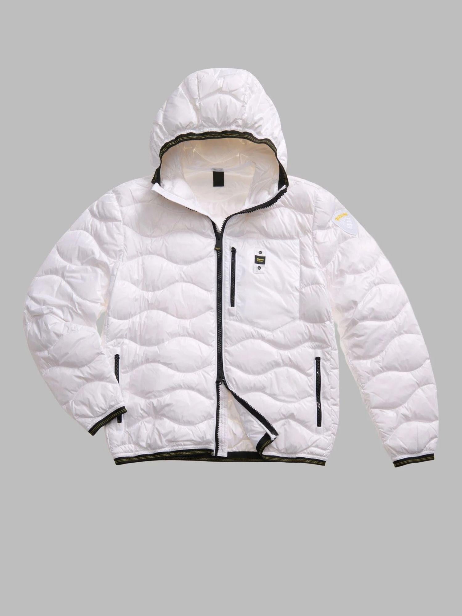 Blauer Piumino ad onde Wave Uomo Bianco BLUC03074 6355 100 BLAUER 