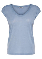 Top Only Donna Silvery Azzurro 15136069 Halogen Blue ONLY 