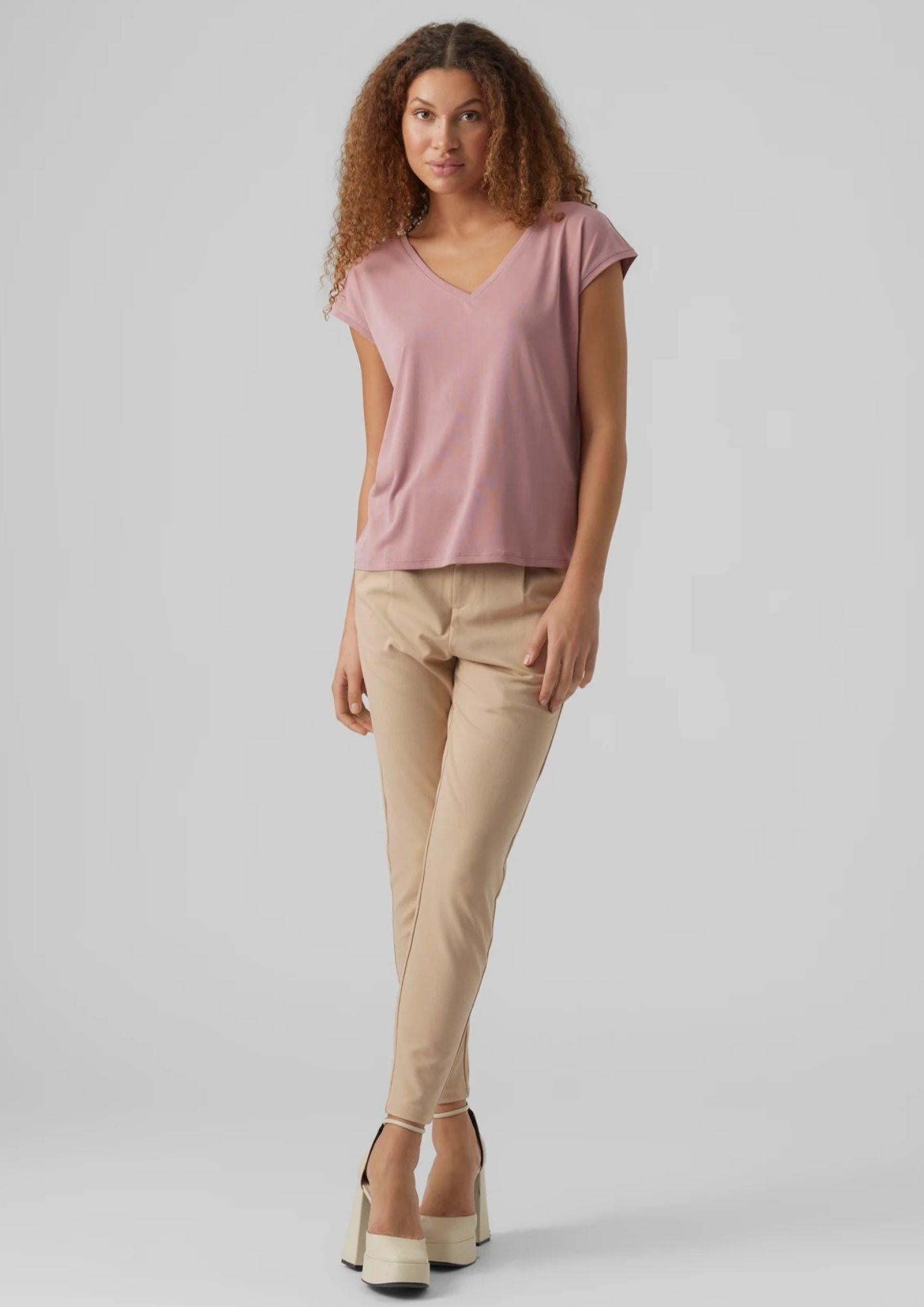 Vero Moda Top Donna Filli Rosa 10247666 Nostalgia Rose VERO MODA 
