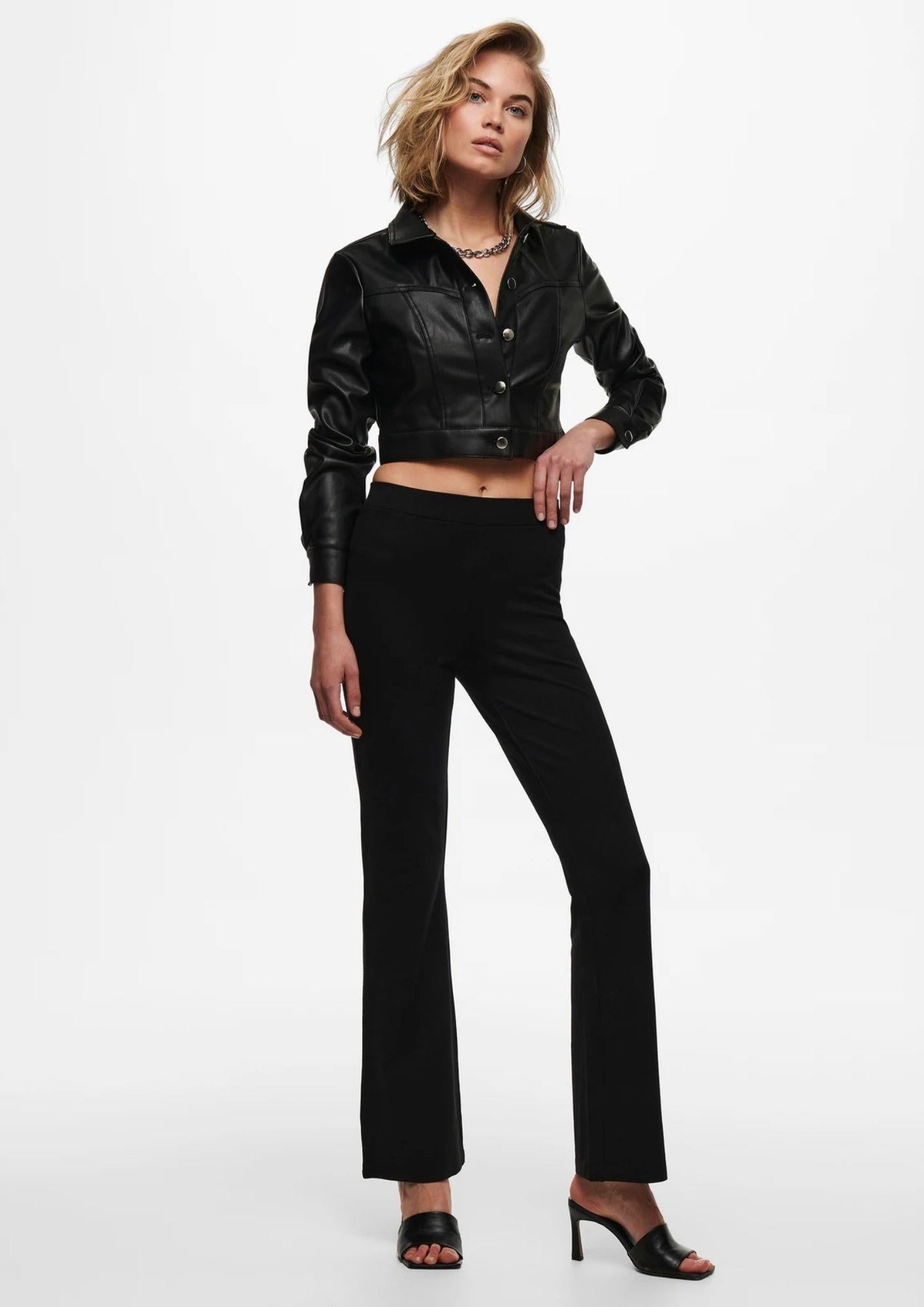 Jacqueline De Yong Pantalone Donna Pretty Nero 15196908 Black JACQUELINE DE YONG 