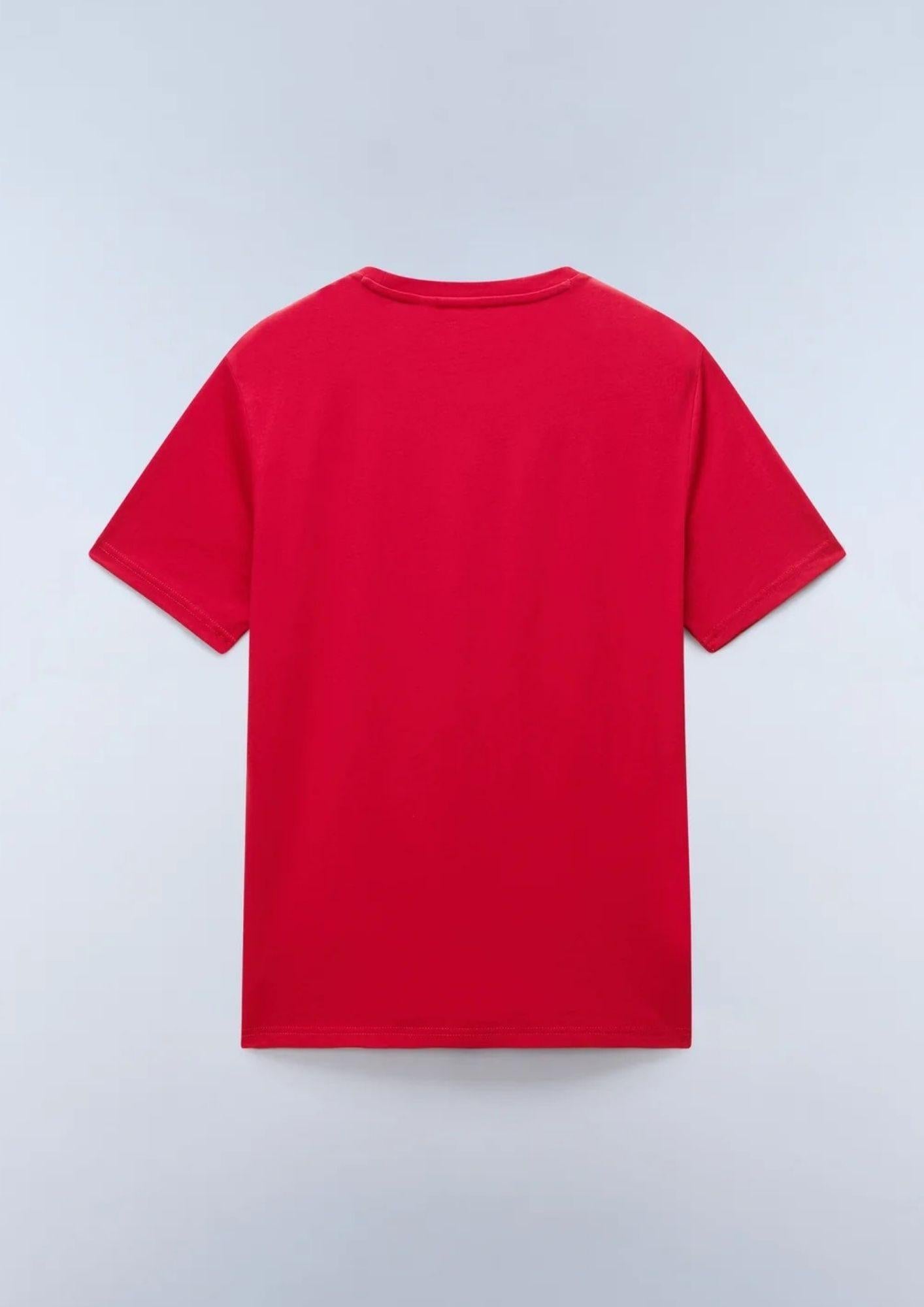 Napapaijri T-Shirt Uomo Salis Rossa NP0A4H8D RAQ NAPAPIJRI 