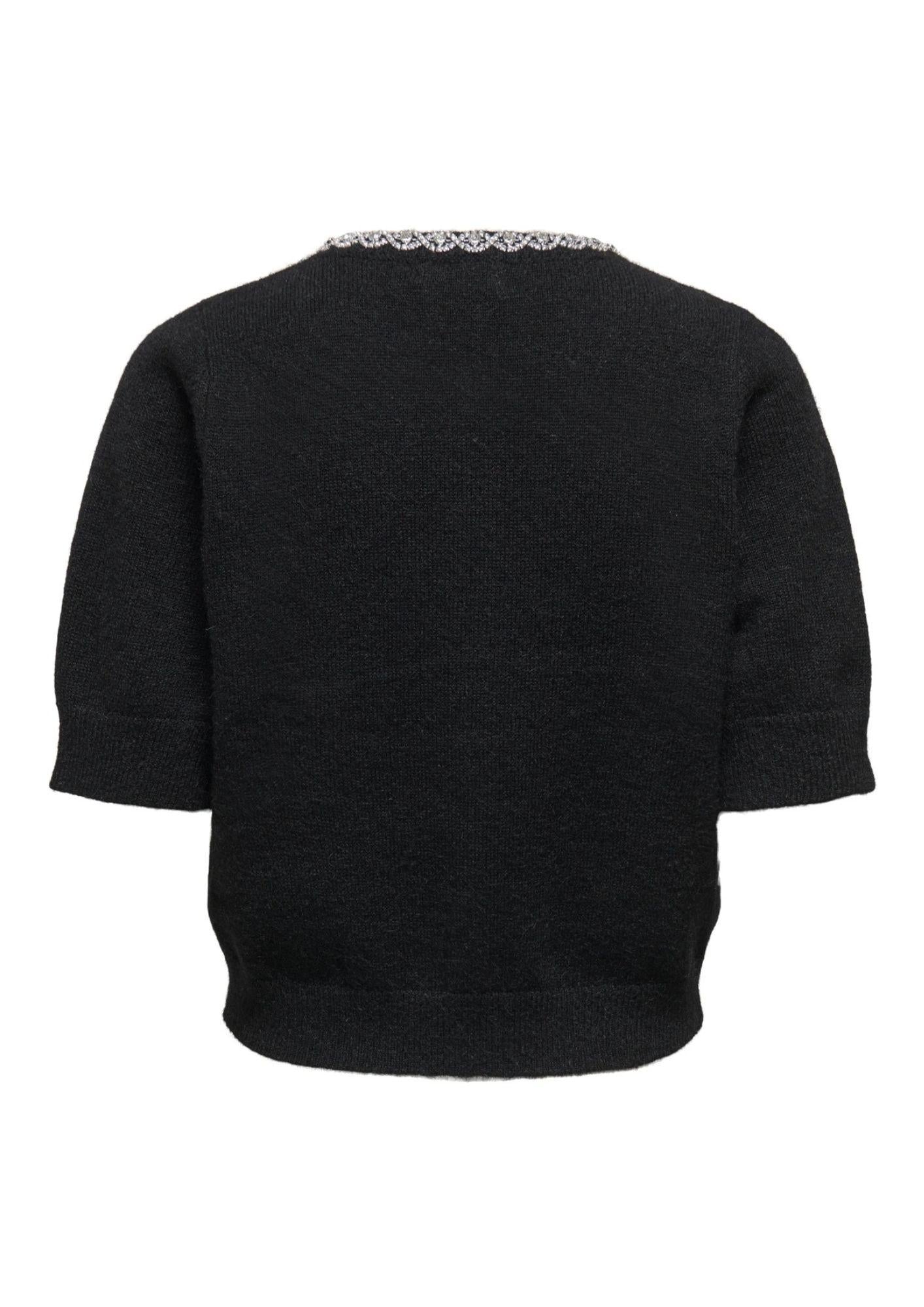 Jacqueline De Yong Cardigan Donna Alva Nero 15344982 Black JACQUELINE DE YONG 