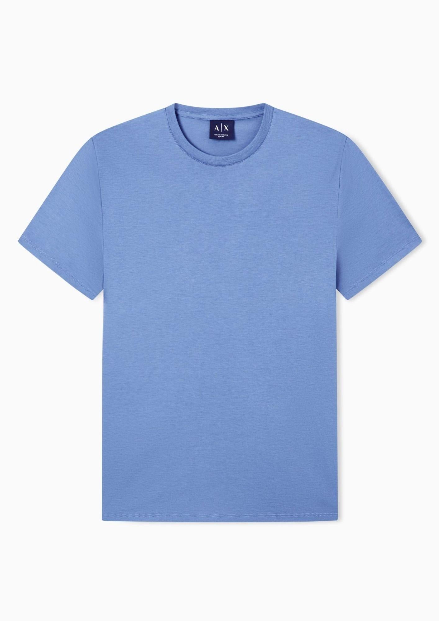Armani Exchange T-Shirt Uomo Blu Cina 8NZT74 ZJA5Z U9302 ARMANI EXCHANGE 