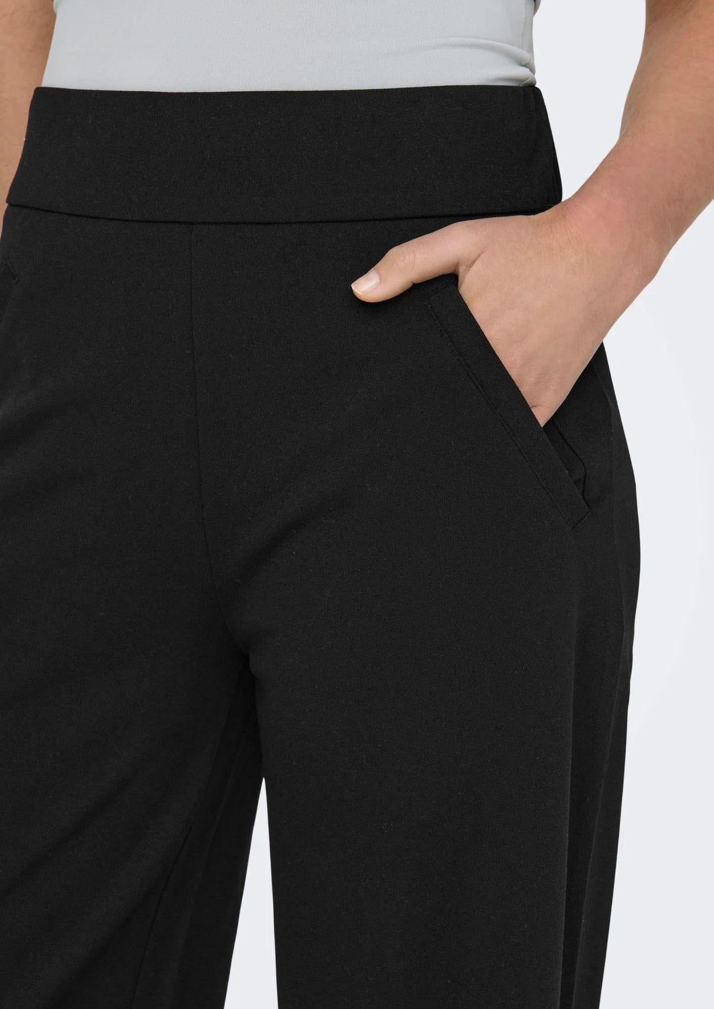 Jacqueline De Yong Pantalone Donna Louisville Nero 15221238 Black JACQUELINE DE YONG 