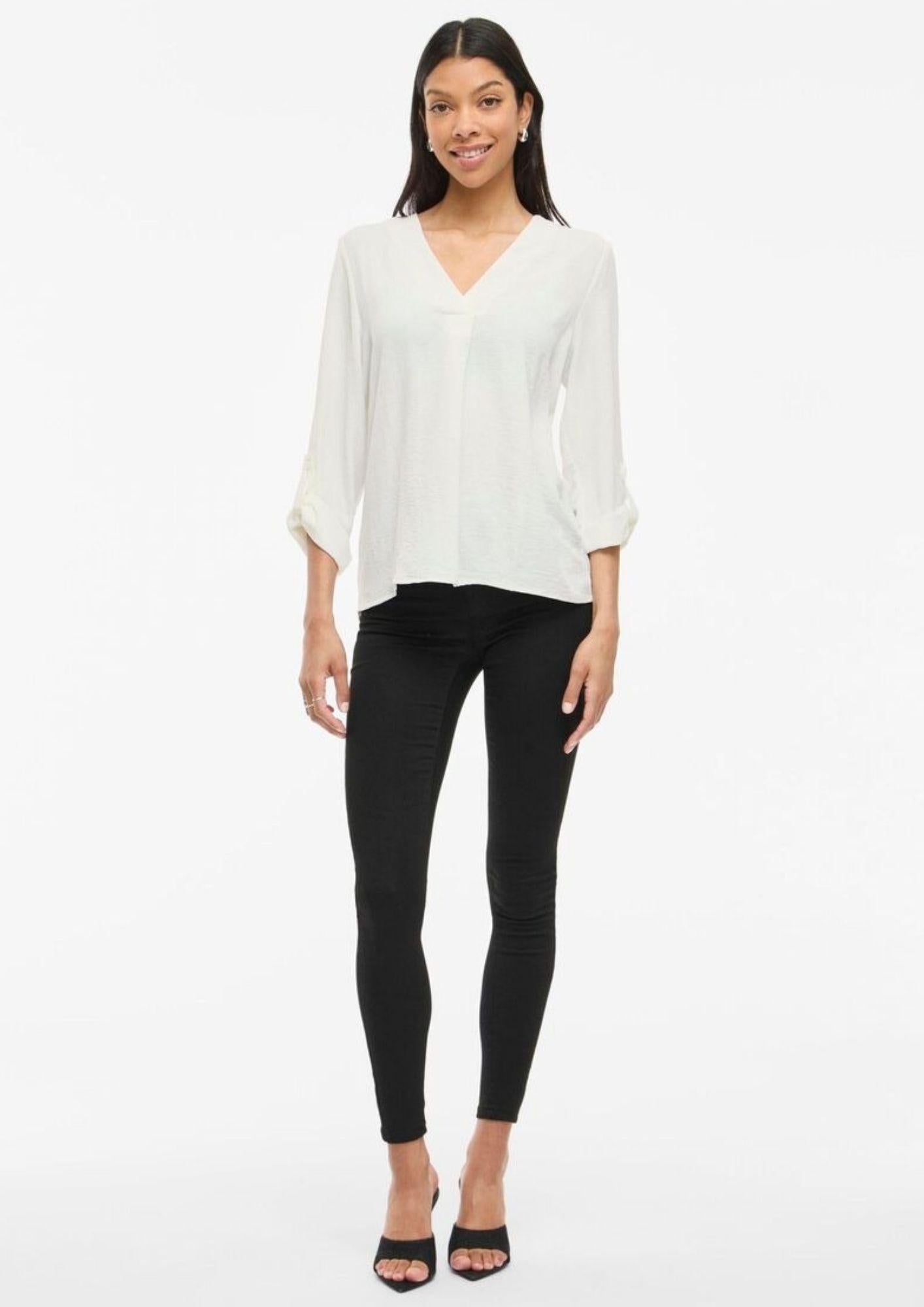 Vila Top Donna Vijosa Bianca 14102906 Snow White VILA 