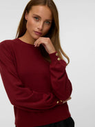 Vero Moda VMHOLLYKARIS Maglione Donna Syrah 10331441 Syrah VERO MODA 