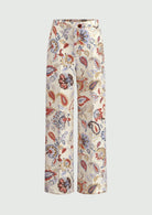 Emme Marella Pantalone Donna Emmbaobab BIanco Lana Fantasia Floreale 2615131241200 012 EMME MARELLA 