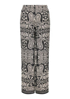Only Pantalone Donna Emza Nero Stampa Etnica 15367646 Black ETHNIC PAISLEY ONLY 