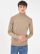 Yes Zee Maglia Dolcevita Uomo Fango M800 HL00 0298 YES ZEE 