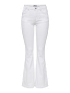 Only Jeans Donna Medium Blue Onlreese 15309845 White Denim ONLY 