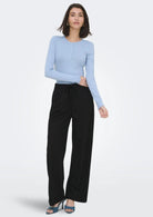 Jacqueline De Yong Pantalone Donna Leslie Nero 15374331 Black JACQUELINE DE YONG 