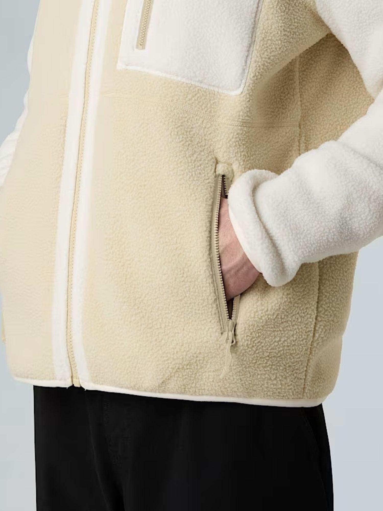The North Face Giacca in pile Yumiori con cerniera integrale Uomo Gravel White Dune Gravel NF0A883R FR0 THE NORTH FACE 