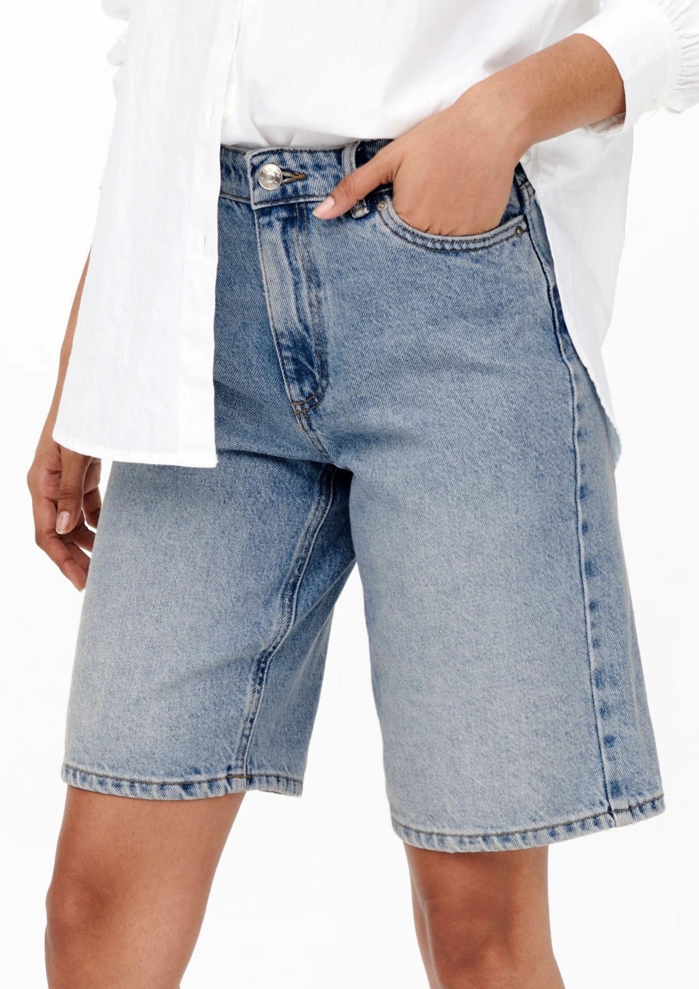 Only Bermuda Donna Sonny Light Blu Denim 15256709 Light Blue Denim ONLY 