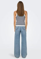 Jacqueline De Yong Canotta Donna Aya Bianca e Blu 15287501 Cloud Dancer SKY CAPTAIN JACQUELINE DE YONG 