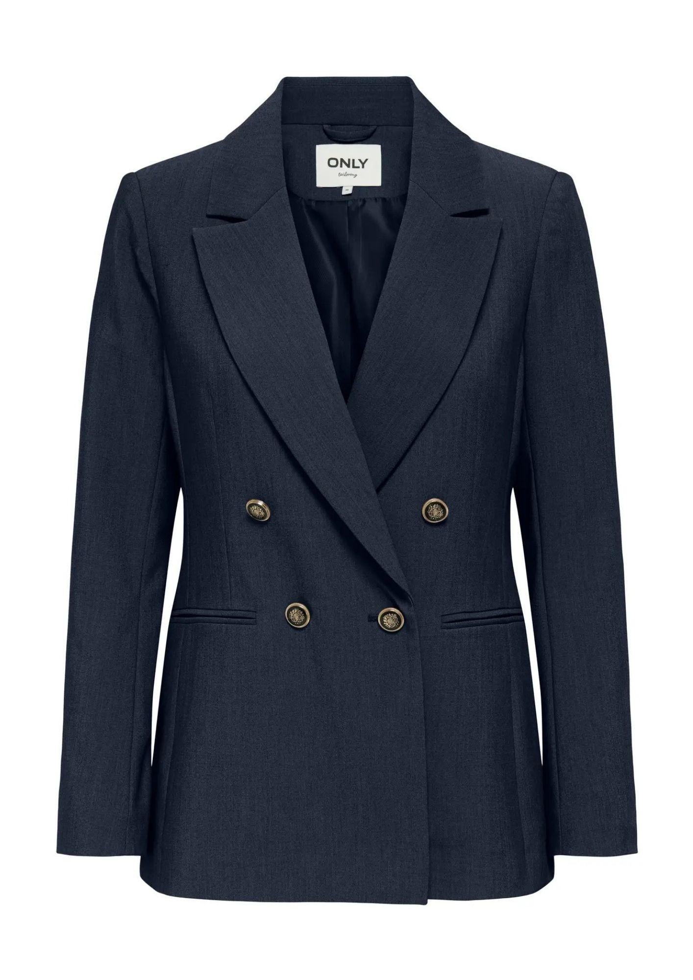 Only Giacca Donna Astrid Blu 15294709 Navy Blazer ONLY 