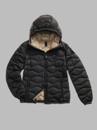 Blauer Piumino ad onde Camelia Donna Nero interno beige BLDC03095 6047 999 BLAUER 