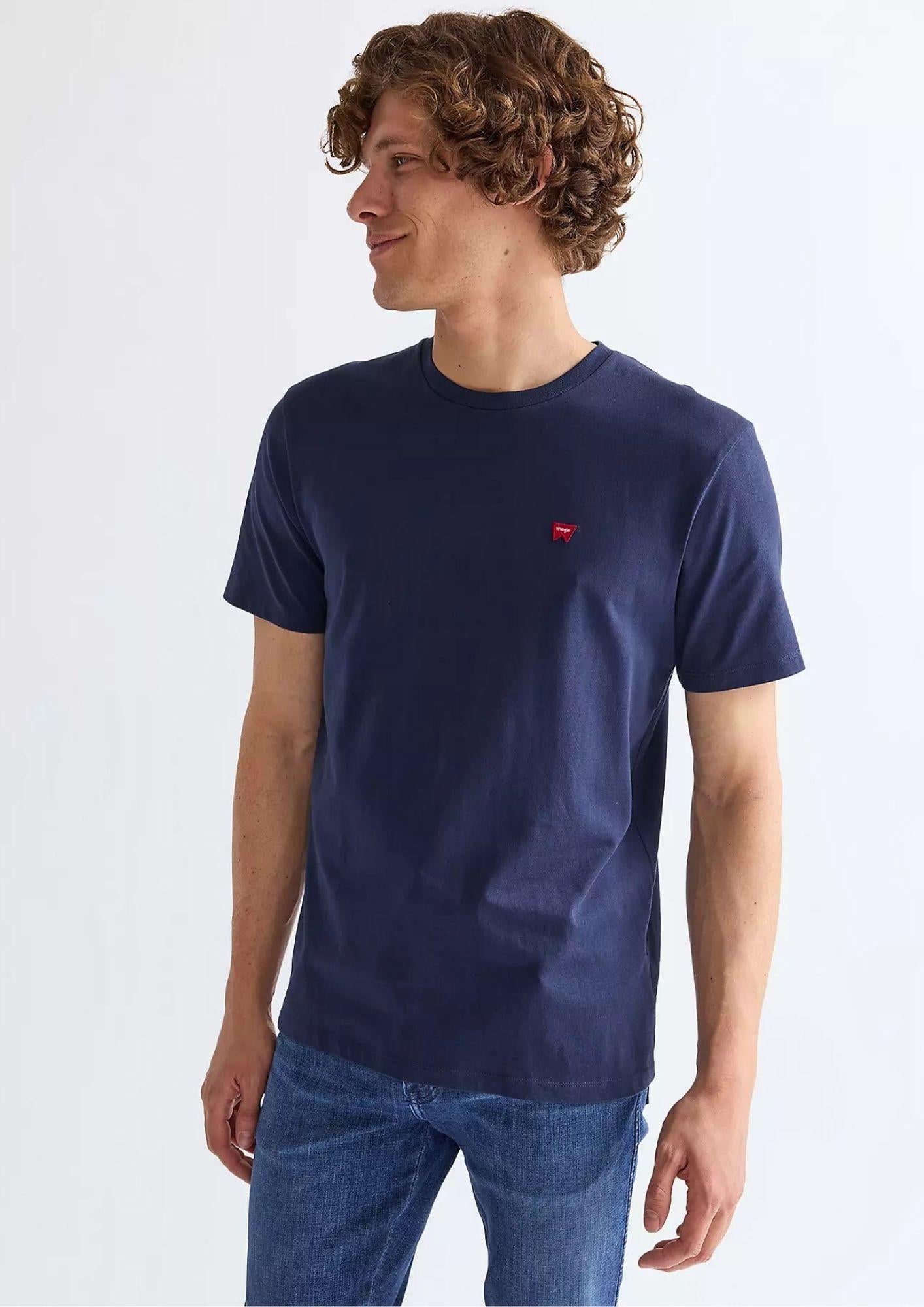 Wrangler T-Shirt Uomo Blu 112350434 BLUE WRANGLER 