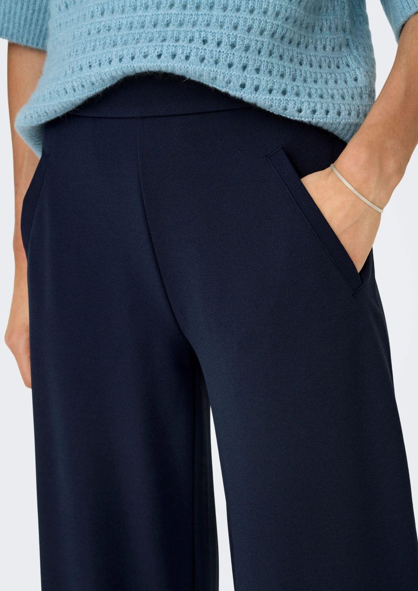 Jacqueline De Yong Pantalone Donna Louisville Blu 15221238 Black Iris JACQUELINE DE YONG 