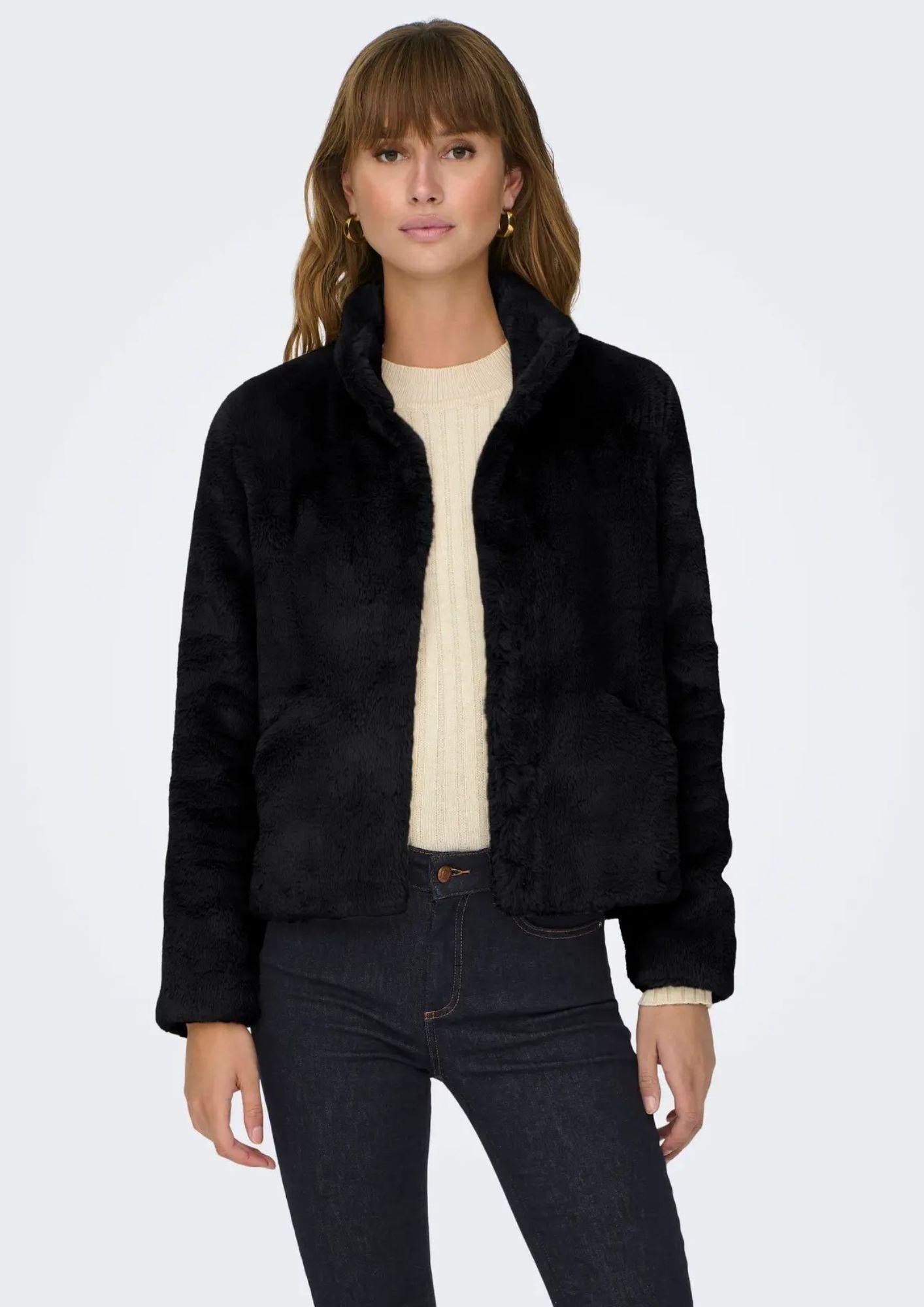 Giubbino Donna Only Onlnewvida Nero 15295423 Black ONLY 