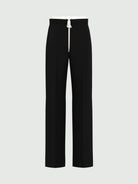 Emme Marella Pantalone con doppia cintura Donna Firenze Nero 2525136032200 013 EMME MARELLA 