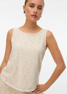 Vero Moda Top Donna Maya Grigio Betulla 10325032 Birch VERO MODA 