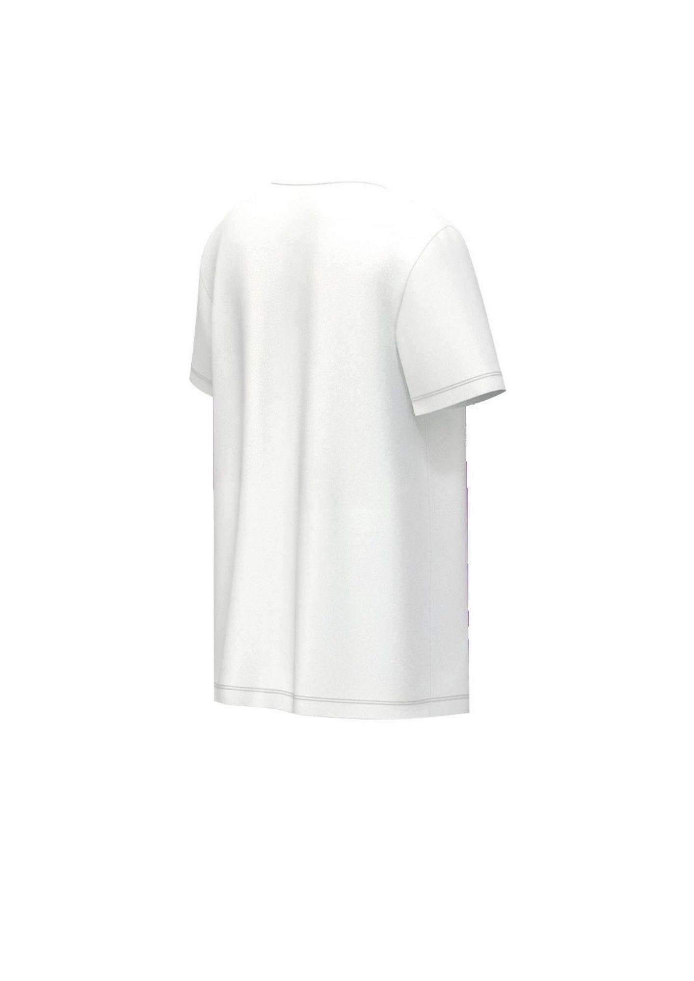 Emme Marella T-Shirt Donna Emmtema Bianca Logo Oro 2615971031200 003 EMME MARELLA 