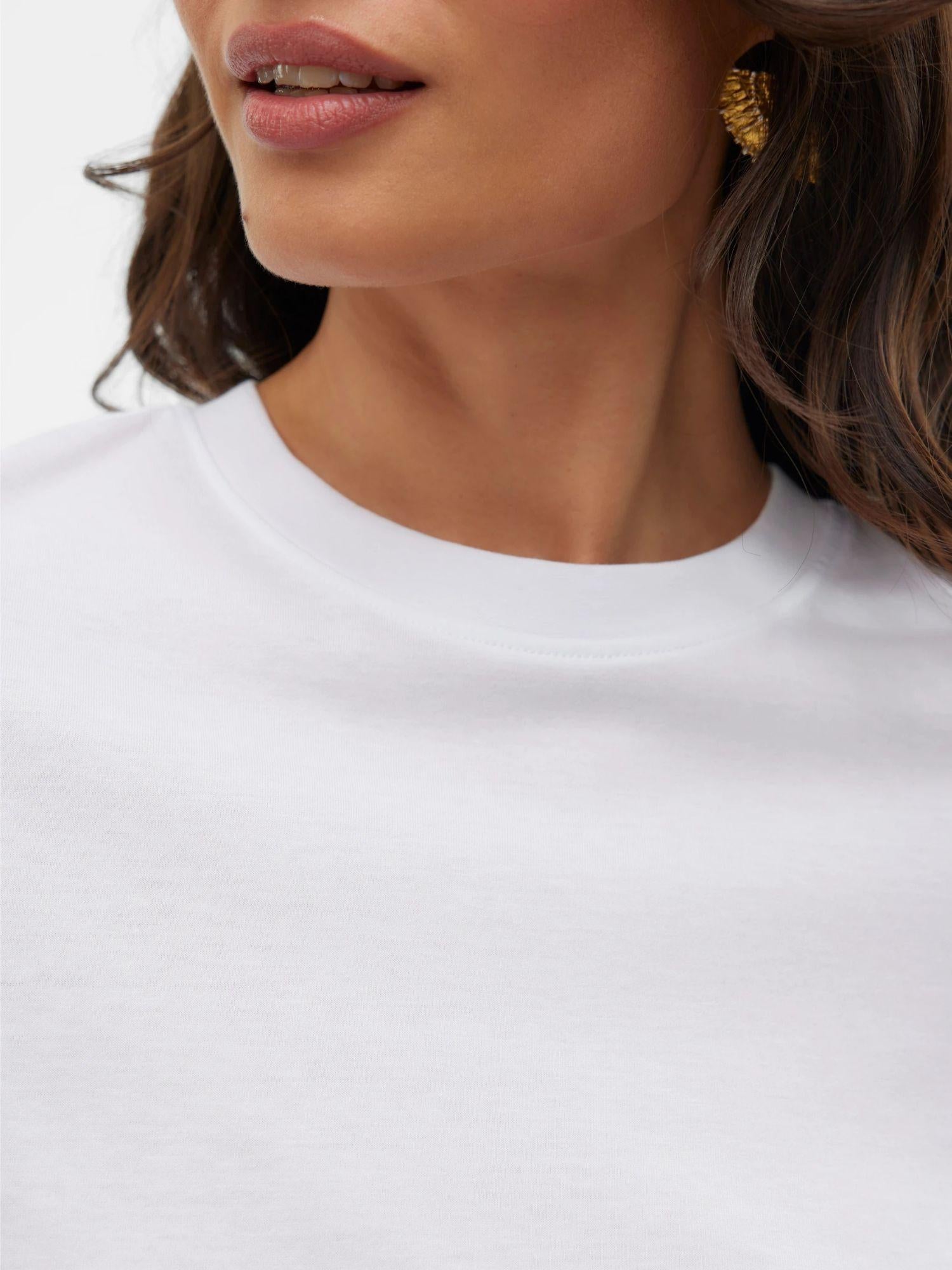 Vero Moda T-Shirt Donna Bianco Vmpaulina 10316991 Bright White VERO MODA 