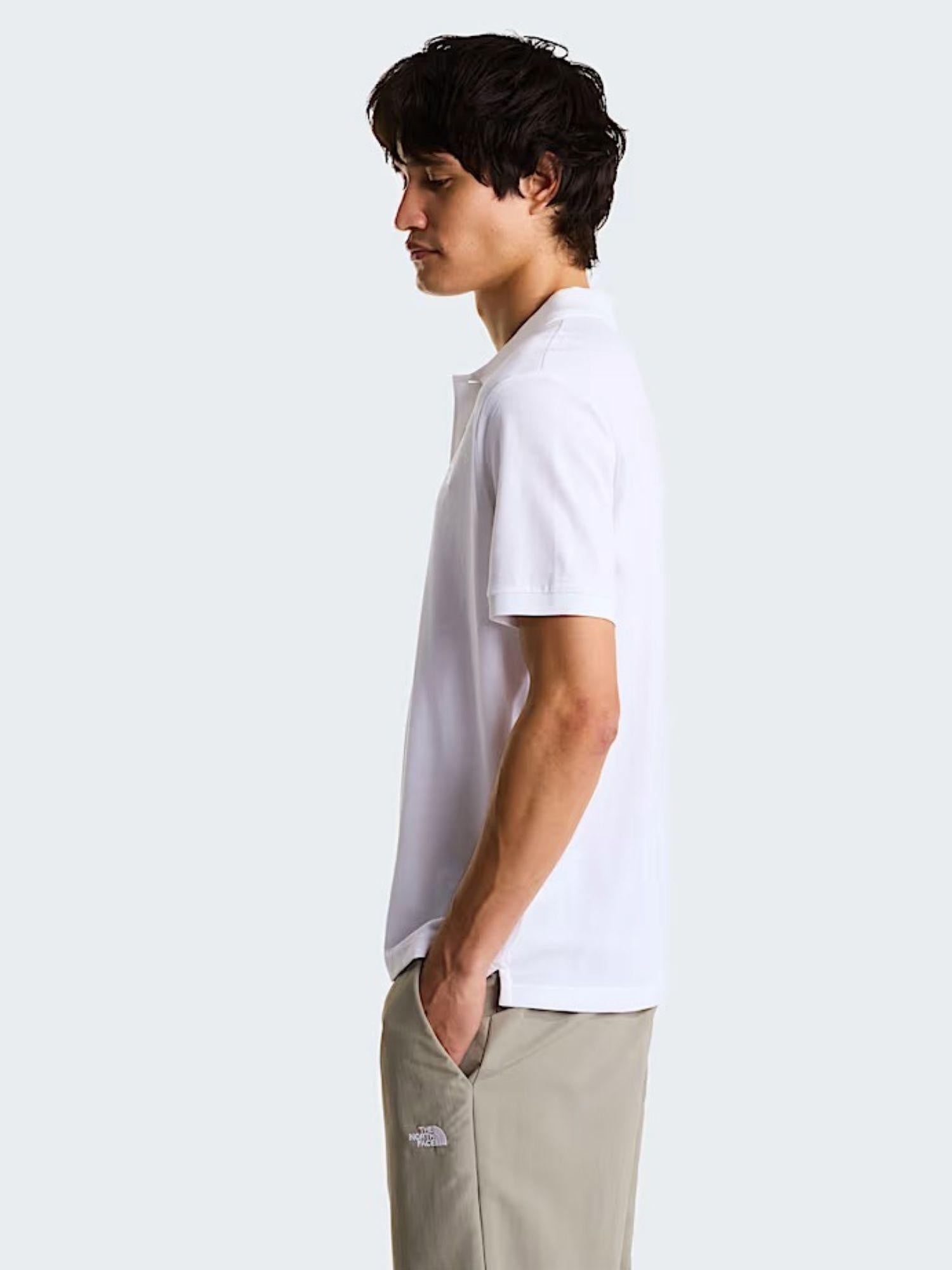 The North Face Polo Bianca Essential Regular NF0A8C1P FN4 THE NORTH FACE 