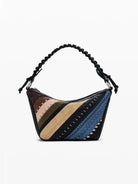 Desigual Borsa a spalla patchwork media Donna Marrone 25WAXP78 6000 DESIGUAL 