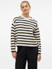 Vero Moda Pullover Donna Saba Bianco Panna e Nero