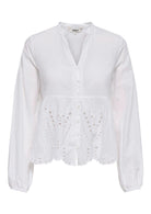Only Camicia Donna Dewina Bianca 15366728 Bright White ONLY 