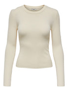 Jacqueline De Yong JDYPLUM Pullover Donna Bianco Eggnog 15277223 Eggnog JACQUELINE DE YONG 