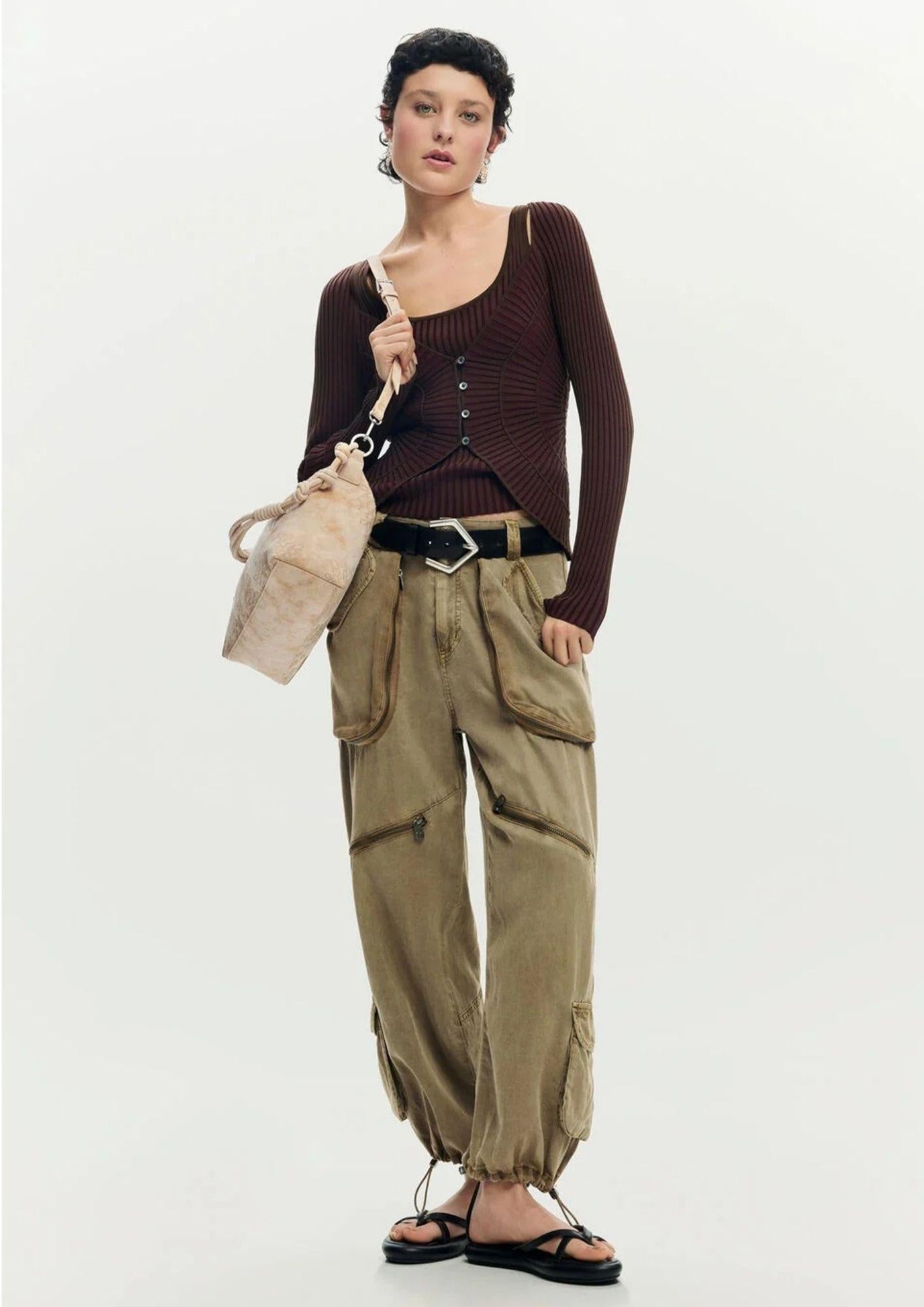 Desigual Borsa Donna Bag Sierra San Huntington Beige 26SAXPB7 1018 DESIGUAL 