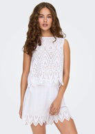 Only Top Donna Tulum Bianco 15343156 Bright White ONLY 