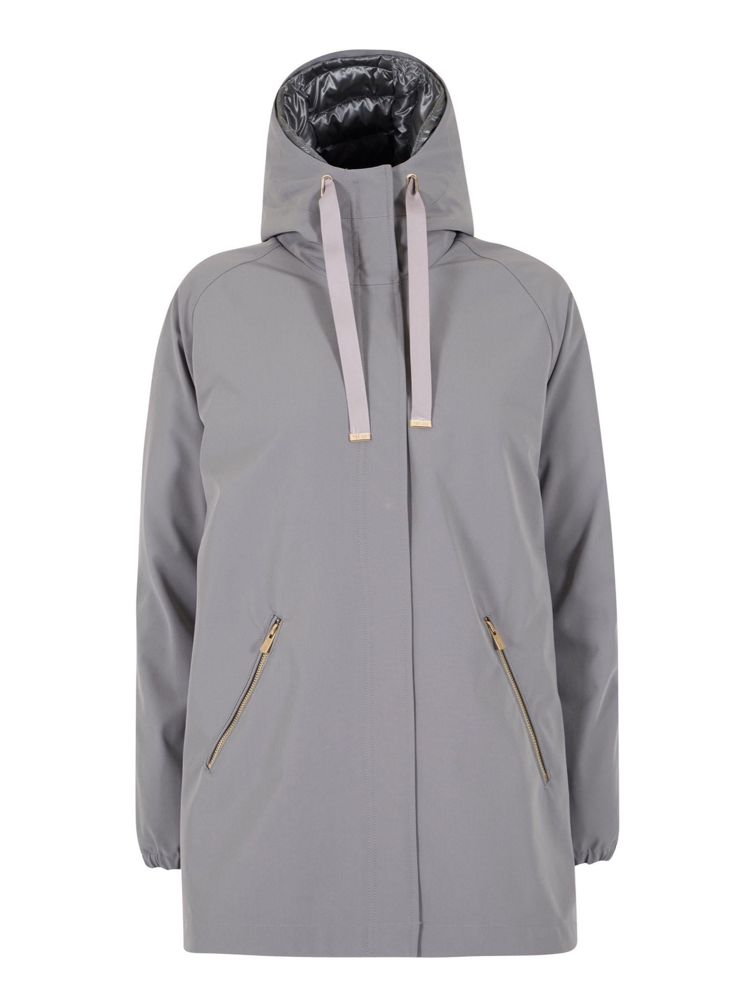Yes Zee Parka Donna con Giubbino Trapuntato Interno Grigio O069 NU00 0809 YES ZEE 