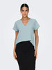 Top Donna Grigio Silver Blue