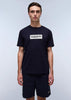 Napapijri T-Shirt Uomo Box Logo Blu Marino
