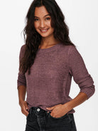 Only Maglia Donna Rose Brown Onlgeena 15113356 Rose Brown ONLY 
