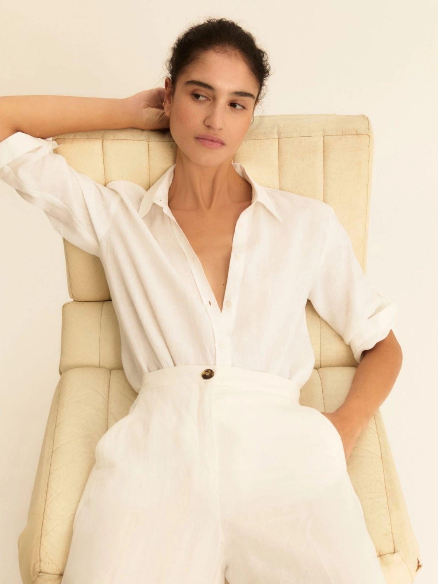 Emme Marella Camicia Donna Emmgirello Bianca 2615111122200 003 EMME MARELLA 