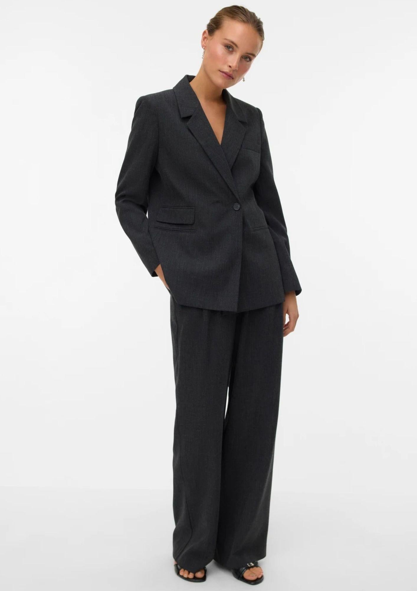Vero Moda Giacca Donna Bestie Grigio Scuro 10331959 Dark Grey Melange VERO MODA 
