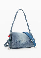 Desigual Borsa Donna Bag Half Logo Denim Venecia 4.0 Denim Chiaro 26SAXD28 5005 DESIGUAL 
